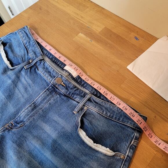 Lane Bryant Front-seamed Signature Fit Mid Rise Relaxed Straight Jean 22 w - Picture 10 of 14